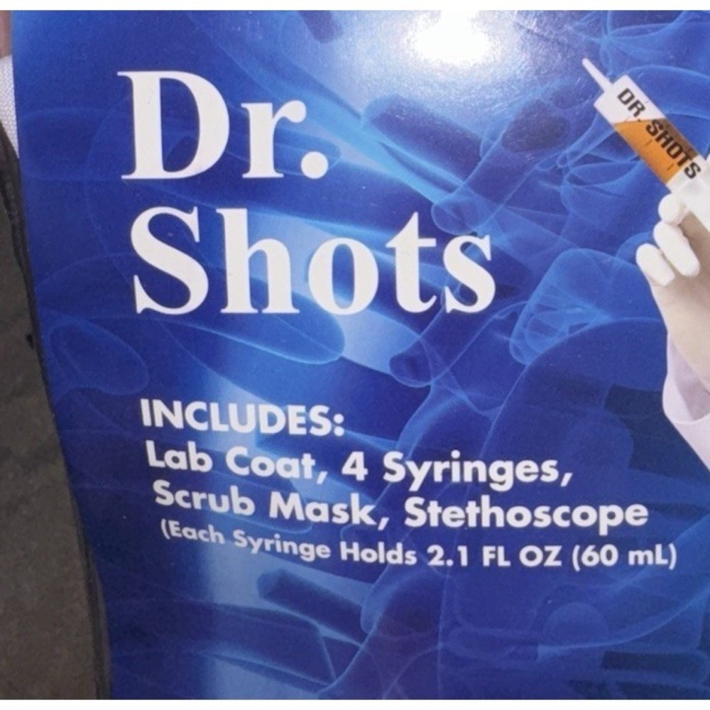 Spirit Dr Shots‎ Halloween Costume for Adults Men One Size New - Picture 3 of 4